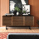 Corridor 8177 Entertainment Cabinet | Natural Walnut