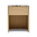 Curva Bedside Table | Oak / Tempest