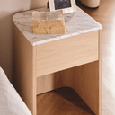 Curva Bedside Table | Oak
