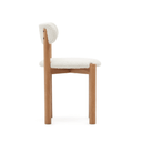 Cushy Dining Chair | White Boucle