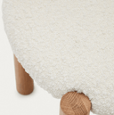Cushy Dining Chair | White Boucle
