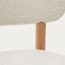 Cushy Dining Chair | White Boucle