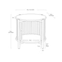 Cate Bedside Table | Black