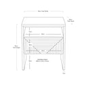 Specter Bedside Table | Black