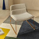 Denver Armchair | Beige / Orange