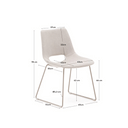 Denver Dining Chair | Oatmeal