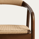 Derile Armchair | Walnut Brown
