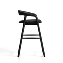 Derile Bench Barstool | Black Oak