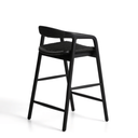Derile Bench Barstool | Black Oak