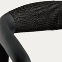 Derile Bench Barstool | Black Oak