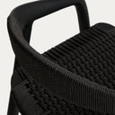 Derile Bench Barstool | Black Oak
