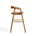 Derile Bench Barstool | Natural Oak