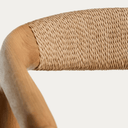 Derile Bench Barstool | Natural Oak