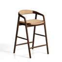 Derile Bench Barstool | Walnut Brown