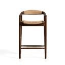 Derile Bench Barstool | Walnut Brown