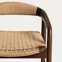 Derile Bench Barstool | Walnut Brown