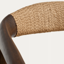 Derile Bench Barstool | Walnut Brown