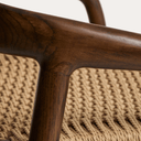 Derile Bench Barstool | Walnut Brown