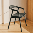 Derile Dining Chair | Black Oak