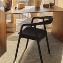 Derile Dining Chair | Black Oak