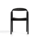 Derile Dining Chair | Black Oak