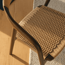 Derile Dining Chair | Walnut Brown