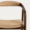 Derile Dining Chair | Walnut Brown