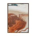 Desert Mirage Canvas Framed Print