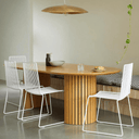 Devonport Patio Dining Chair SS | White