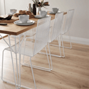 Devonport Patio Dining Chair SS | White