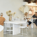 Devonport Patio Dining Chair SS | White