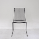 Devonport Stackable Patio Chair SS | Black