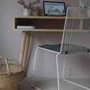 Devonport Stackable Patio Chair SS | White