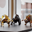 Diego the Bull Sculpture | Gold