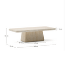 Drasi Rectangular Patio Coffee Table