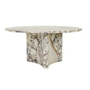 Verity Round Dining Table | Ocean Marble