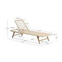 Dandara Patio Lounger | Ecru