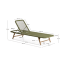 Dandara Patio Lounger | Green