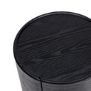 Delto Bedside Table | Black Ash