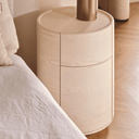 Delto Bedside Table | White Ash