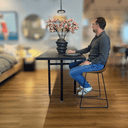 Denver Bench Barstool | Black