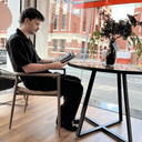 Argasi Stackable Patio Chair | Ecru