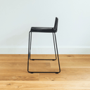 Dunedin Patio Bench Barstool SS | Black