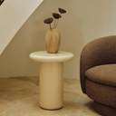 Echo Side Table | Beige Gloss