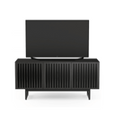 Elements Tempo 8777-ME Entertainment Cabinet | Charcoal Stained Ash