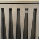 Elements Tempo 8777-ME Entertainment Cabinet | Charcoal Stained Ash