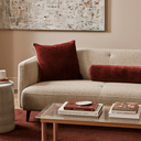 Elliot Long Bolster Cushion | Oxblood