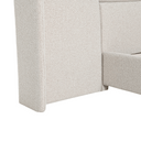 Ellus Bed Head Extended | Oatmeal