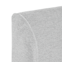 Ellus Bed Head Extended | Paloma Grey
