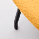 Embla Ottoman | Orange Boucle